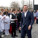 10. mai: Kronprins Haakon er til stede på Dignity Day på  Byåsen videregående skole i Trondheim (Foto: Carl-Erik Eriksson, Trondheim kommune)